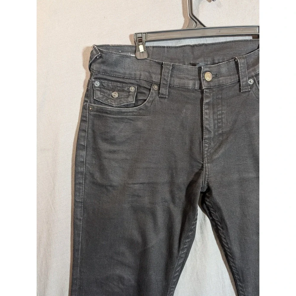 True Religion Mens Jeans Dark Wash Straight Leg Size 36 Pakistan Made‎